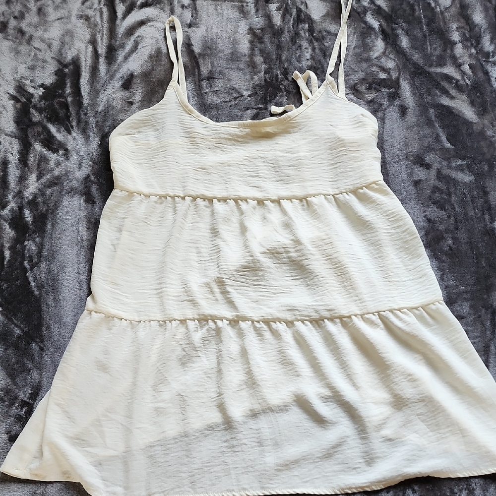 Womens Cream Blouse